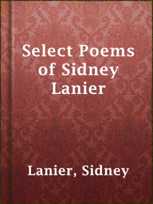 cover image of Select Poems of Sidney Lanier